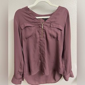 Maroon Top From Express